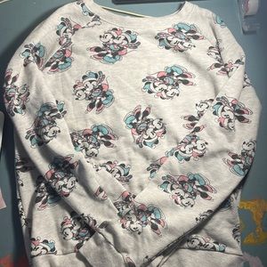 Disney Mickey and Minnie Crew Neck